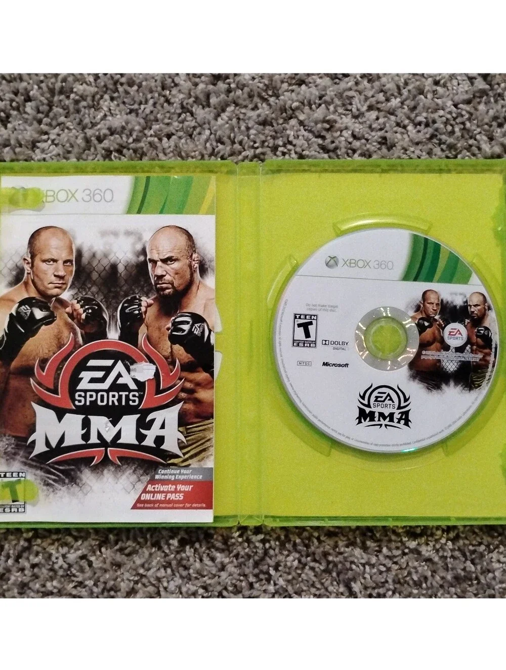 EA Sports MMA (Xbox 360) - Complete in Case CIB w/ Manual